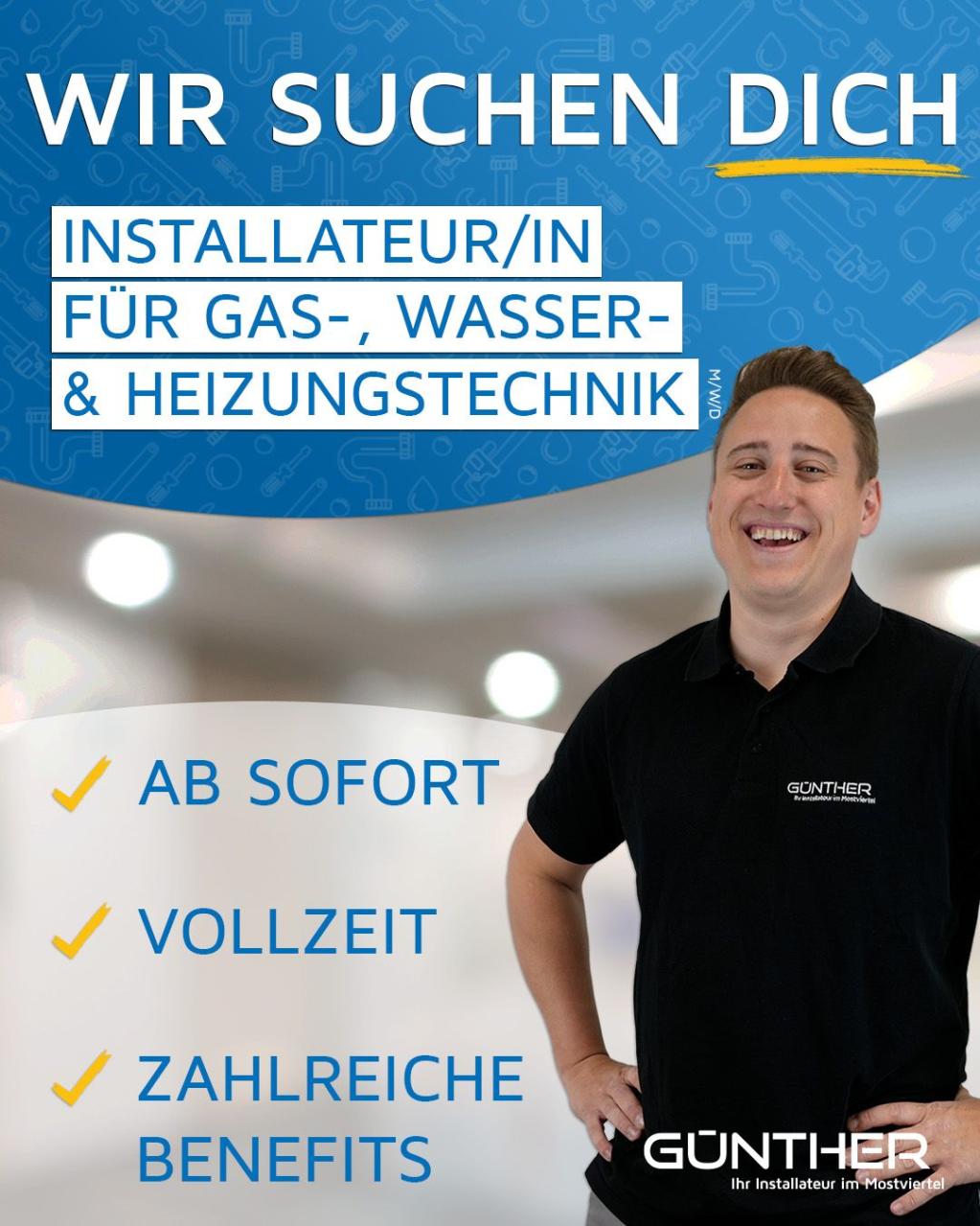 Heizungsinstallateur gesucht!
